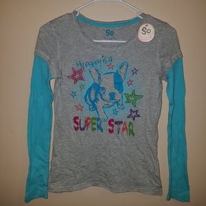 Kohl's Thermal Skater Tee - Dog NWT
